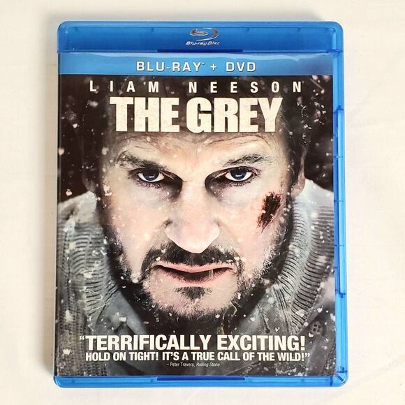 The Grey (Blu-ray + DVD, 2012) Liam Neeson Survival Thriller - Picture 1 of 3